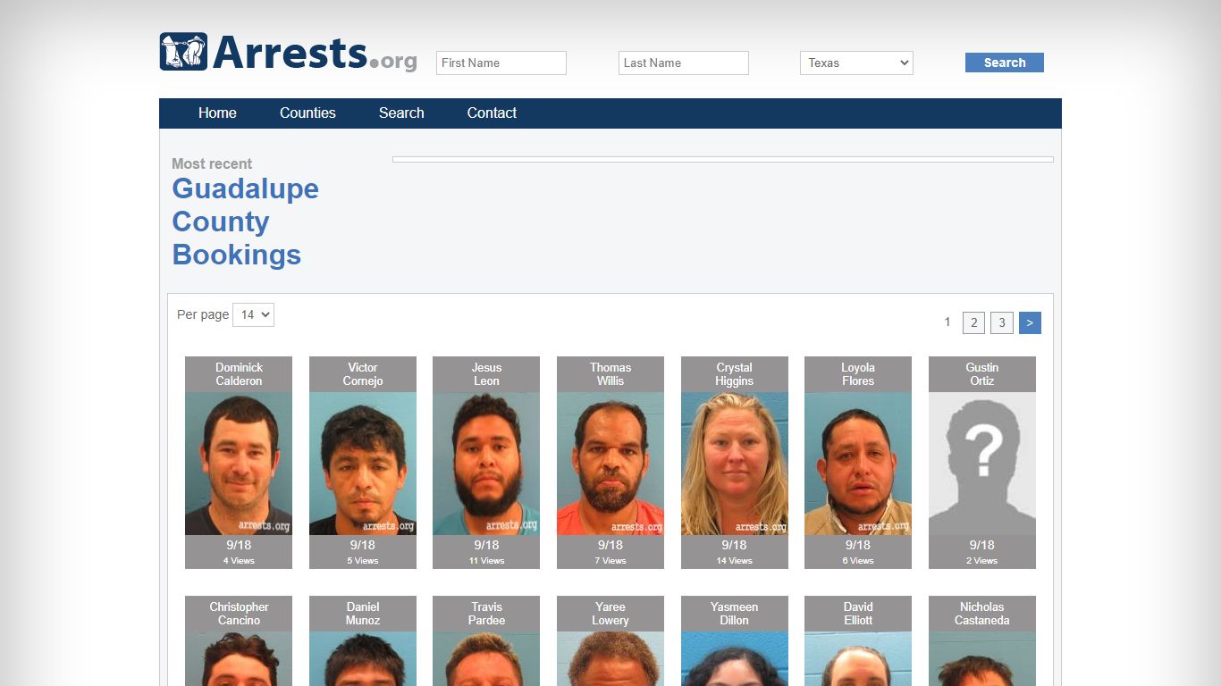 Guadalupe County Arrests and Inmate Search
